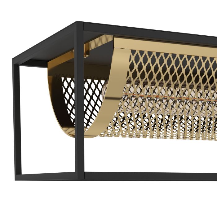 Eglo NOHALES Κρεμαστό Πολύφωτο για 4 Λαμπτήρες E27 Μαύρο 43788 - second view